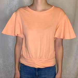 Abound Short Bell Sleeve Top Extra Small